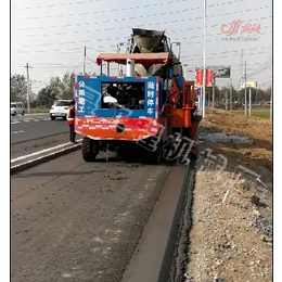  厦门 预制公路路肩一次成型机 水沟滑模机路肩