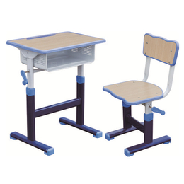 HL-A1928注塑包边手摇式升降课桌椅缩略图