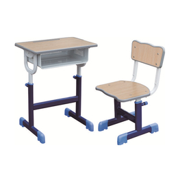 HL-A1927注塑包边旋转式升降课桌椅