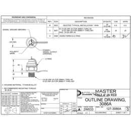 美国DT 3086A1冲击型加速度传感器