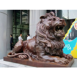 广安狮子雕塑|****制作(图)|不锈钢狮子雕塑制作