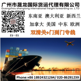 中国到澳洲海运双清物流服务