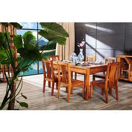 北京乌金木家具实木餐桌,夏奈尔家具