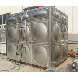 绿凯水箱-不锈钢焊接水箱加工-64吨不锈钢焊接水箱加工