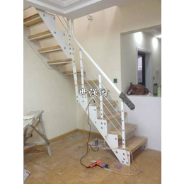 长沙复式楼梯安装-阁楼整体楼梯定制