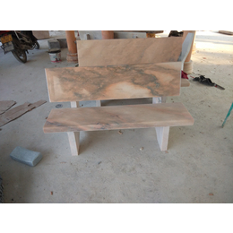 晚霞红石桌椅 公园石椅石凳厂家  庭院造景的理想材料