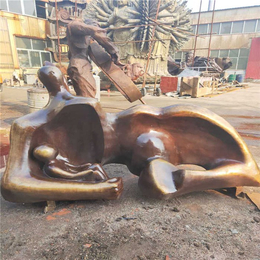大型铸铜抽象雕塑-鼎泰雕塑-河南铸铜抽象雕塑