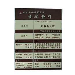 杭州医院标识牌、腾起电力材质保障、医院标识牌*