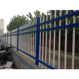 中山围墙锌钢护栏 厂区学校铁艺围栏 工地围栏网 别墅安装