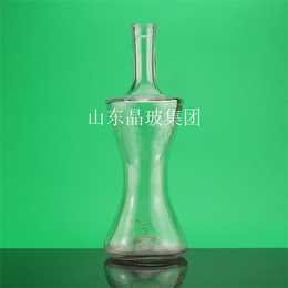 玻璃酒瓶250ml_玻璃酒瓶_山东晶玻