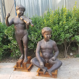 步行街人物铜雕塑批发|广西步行街人物铜雕塑|世隆雕塑