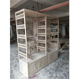中式家具博古架定制|小申木工匠心铸造经典|东阳中式家具博古架