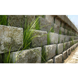 南京自嵌式植生挡土墙、舒布洛克挡土墙、自嵌式植生挡土墙安装