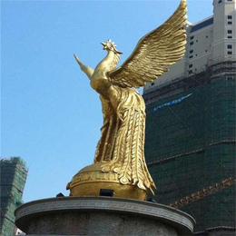 铜雕厂家(图),广场摆放铜凤凰,铜凤凰