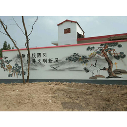 新农村文化墙彩绘| 苏州米兰彩绘|新农村文化墙彩绘价格