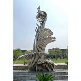 北京来图定制不锈钢雕塑 抽象艺术户外雕塑