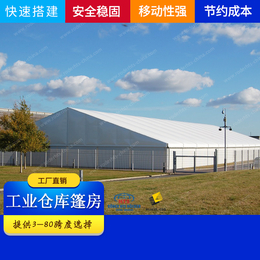 杭州户外工业帐篷采用PVC材质篷布搭建 防雨防霉阻燃