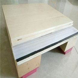 宇跃枫木运动木地板22mm厚结构介绍