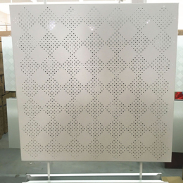 办公室定制49小方格铝扣板 600X600方形铝板