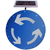 太阳能环岛标志牌 led交通标志牌价格缩略图2