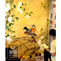 商场墙绘|南京*翅膀中心|墙绘