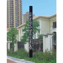 梅州广场景观灯柱3.5米安装-景观灯3.5米_非标定制七度