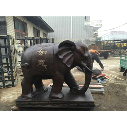 铜大象|鑫鹏铜雕厂|风水铜大象的摆放