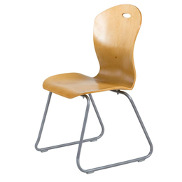 厂家 职员椅 曲木椅 钢木椅 快餐桌椅QY1002