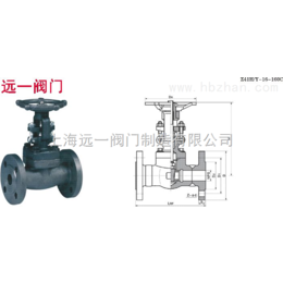 *锻钢法兰闸阀Z41H-16C Z41H-25 40