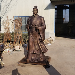 世隆铜雕,四川古代人物铜雕塑,古代人物铜雕塑公司