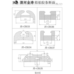 船舶护舷条_金涛橡胶_船舶护舷条厂家