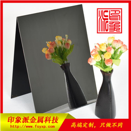 304镜面黑色不锈钢板 供应北京酒店装饰不锈钢板材