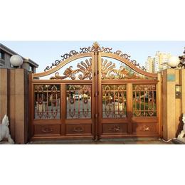 铝艺阳台门生产安装,门,临朐康润园林