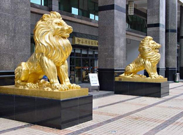 铜狮子厂家-铜狮子-怡轩阁雕塑(查看)