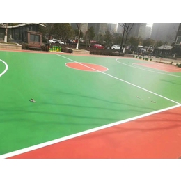 唐山市新*硅PU面层9MM-篮球场施工-篮球场改造
