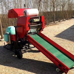 厂家批发农业机械青储机全自动玉米秸秆打捆机青贮打包机