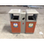 平城小区果皮垃圾桶公园垃圾桶钢木分类垃圾桶厂家*缩略图4