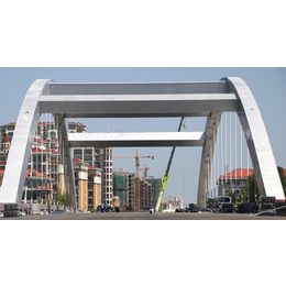 拱桥钢结构桥梁焊接加工生产喷漆施工-山东三维钢构