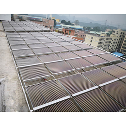 平板太阳能热水工程-太阳能热水工程-中气能源