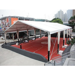北京体育篷房厂家 加工定做户外篮球馆篷房 出售仓库雨棚