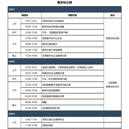 阿里巴巴参观游学行程表