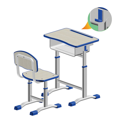 单柱单层提拉式套管升降课桌椅