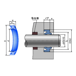 聚氨酯材质DH型和DHS型防尘密封圈