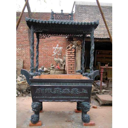 齐齐哈尔铸铜香炉厂家-怡轩阁雕塑