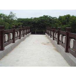 芜湖仿木护栏- 顺安景观护栏设计-水泥仿木护栏