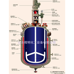 牡丹江搪瓷开式反应釜-程明化工搪瓷反应罐