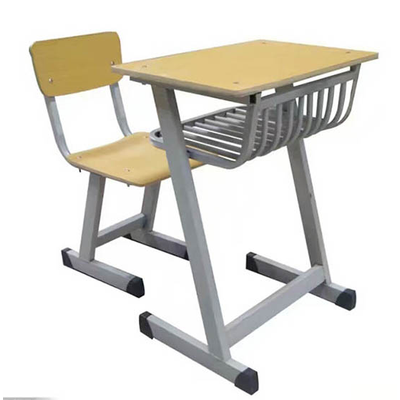 中小学单人Z型单层固定课桌椅