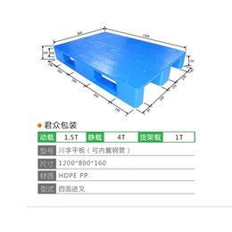 亳州塑料托盘哪家好-亳州塑料托盘-君众包装