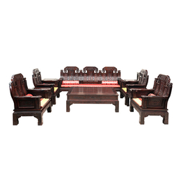 印尼黑酸枝沙发组合价格-安徽沙发组合价格-节节红红木家具厂家