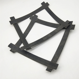 厂家*双向钢塑复合土工格栅 路基加固用整体式钢塑格栅